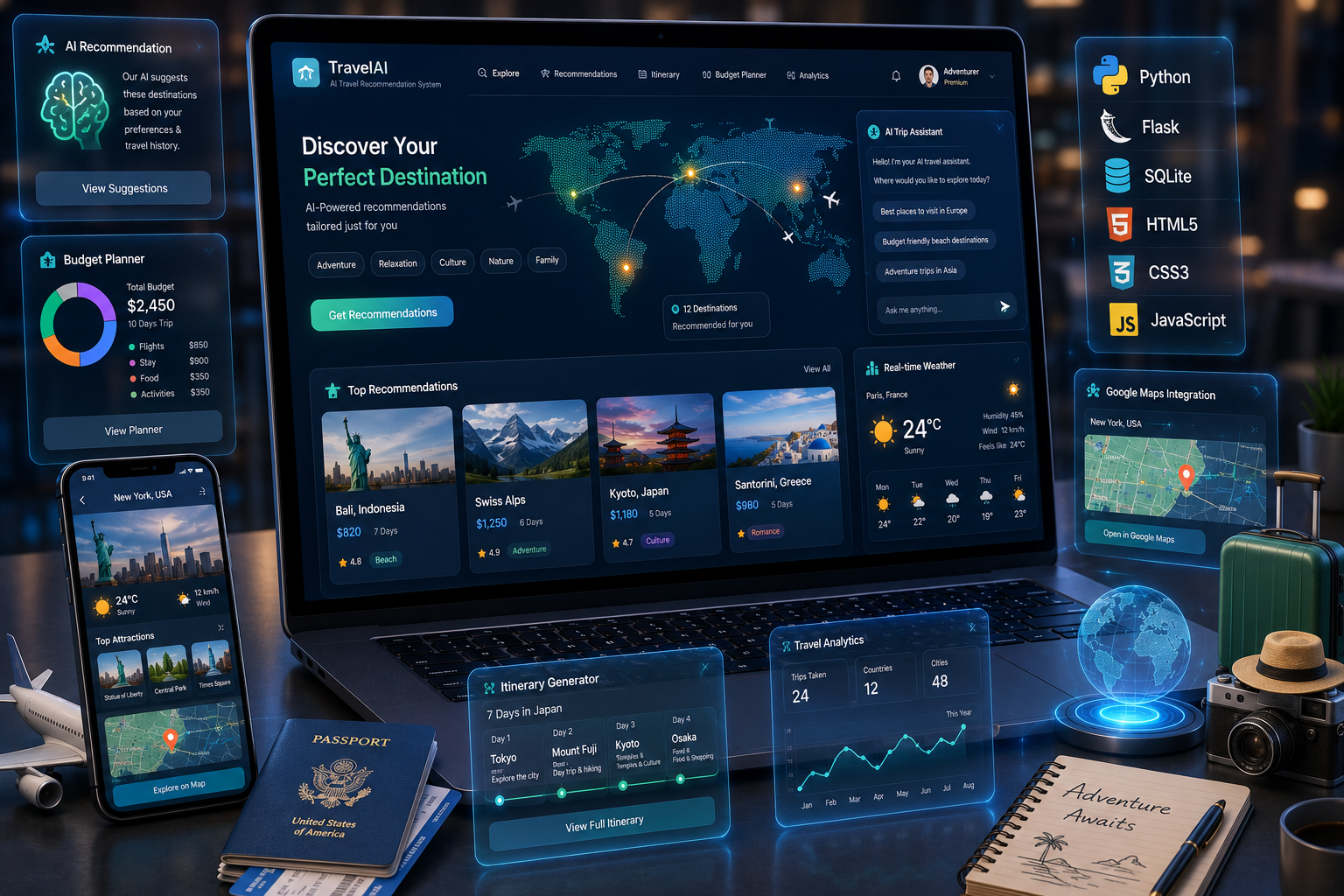 🌍 Travel Destination Recommendation System